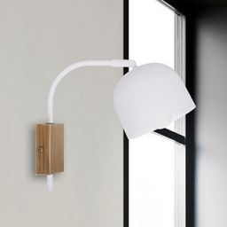 Candellux Rupi kinkiet 1x40W biały 21-75482