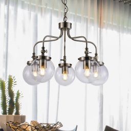 Candellux Ballet lampa wisząca 5x40W patyna 35-70876