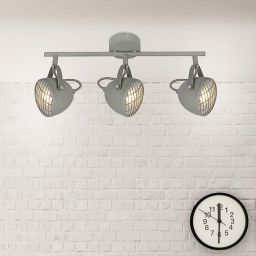 Candellux Pent lampa podsufitowa 3x50W szary 93-68064