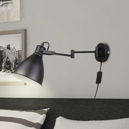 Candellux Espera kinkiet 1x40W czarny/biały 21-85238