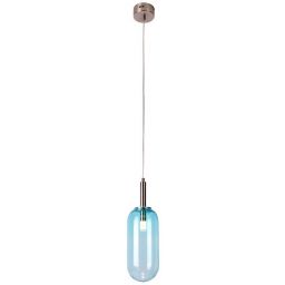 Candellux Fiuggi lampa wisząca 1x6 W niebieska 50133213
