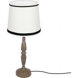 Candellux Cardinale lampa stołowa 1x40 W szara 41-40107