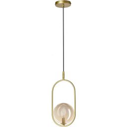 Candellux Cordel lampa wisząca 1x28 W mosiądz 31-44099