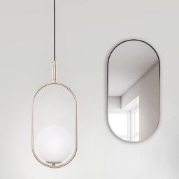 Candellux Cordel lampa wisząca 1x28W mosiądz/biały 31-73457