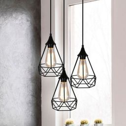 Candellux Graf lampa wisząca 3x60W czarna 33-62918