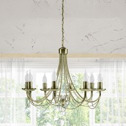Candellux Muza lampa wisząca 8x40W patyna 38-69187