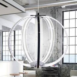 Candellux Cansas lampa wisząca 35W LED chrom 31-43955