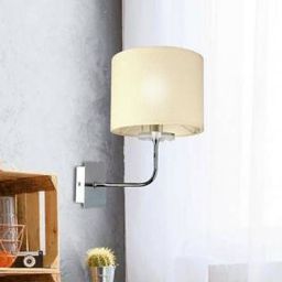 Candellux Estera kinkiet 1x40W kremowy/chrom 21-11473