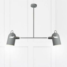 Candellux Gray lampa podsufitowa 2x40W szara 32-66510
