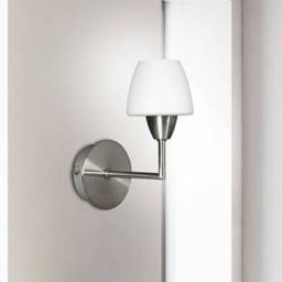 Candellux Togo kinkiet 1x40W biały/nikiel mat 21-10622