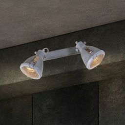 Candellux Crodo lampa podsufitowa 2x40W szary 92-71118