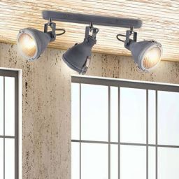 Candellux Crodo lampa podsufitowa 3x40W szary 93-71125