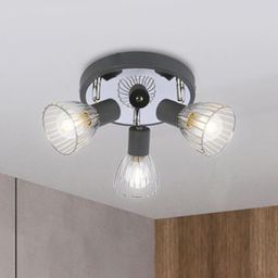 Candellux Modo lampa podsufitowa 3x40W czarny/chrom 98-61546
