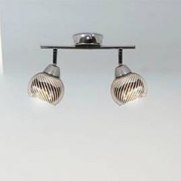 Candellux Fort lampa podsufitowa 2x10W chrom 92-62819
