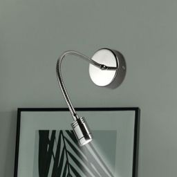 Candellux Rax lampa podsufitowa 1x3W LED chrom 21-37435