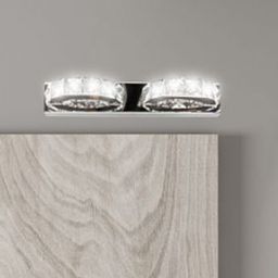 Candellux Shipi kinkiet 2x3W LED stal nierdzewna/kryształ 22-45300