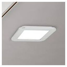 Candellux Nexit plafon 1x18W LED satyna/biały 10-66831
