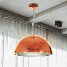 Candellux Amalfi lampa wisząca 1x60W miedziana 31-26392