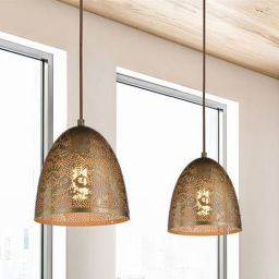 Candellux Sfinks lampa wisząca 1x60W patyna 31-43306