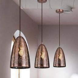 Candellux Sfinks lampa wisząca 1x60W miedziana 31-43313