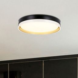 Candellux Florida plafon 1x24W LED biały/czarny/złoty 13-11343