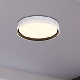 Candellux Florida plafon 1x24W LED biały/czarny 13-11305