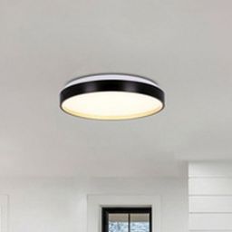 Candellux Florida plafon 1x18W LED biały/czarny/złoty 13-11299