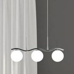 Candellux Ramon lampa wisząca 3x40W biała/chrom 33-01405