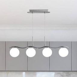 Candellux Ramon lampa wisząca 4x40W biała/chrom 34-01412