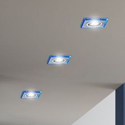 Candellux lampa do zabudowy 1x50W + 1x2,1W LED przezroczysty/chrom 2226934