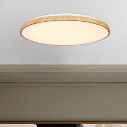 Candellux Tens plafon 1x48 W biały-drewno 16-33949