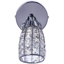 Candellux Shiba kinkiet 1x15W chrom/przezroczysty 91-13385