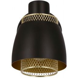 Candellux Aleksandria kinkiet 1x40W czarny/złoty 91-13750