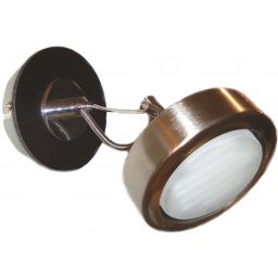Candellux Earth kinkiet 1x9W LED wenge/satyna 91-15788