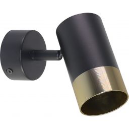 Candellux Tobi kinkiet 1x15 W czarny 91-27412