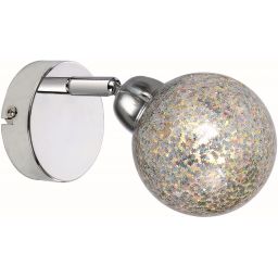 Candellux Kaleidoscope kinkiet 1x4W LED chrom 91-61553