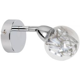 Candellux Bolo kinkiet 1x6W LED chrom 91-67517