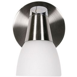 Candellux Selia kinkiet 1x40W nikiel mat/biały 91-69979