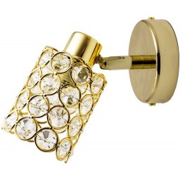 Candellux York kinkiet 1x40W mosiądz 91-70098