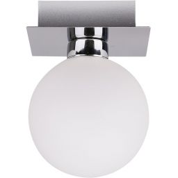 Candellux Oden lampa podsufitowa 1x40W chrom/biała 91-03195