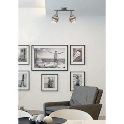 Candellux Fort lampa podsufitowa 2x10W chrom 92-62819