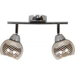 Candellux Fort lampa podsufitowa 2x10W chrom 92-62819
