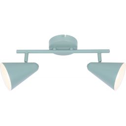 Candellux Amor lampa podsufitowa 2x40W szary mat 92-63335