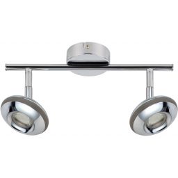 Candellux Skipper lampa podsufitowa 2x6W LED chrom 92-67562