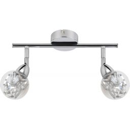 Candellux Bolo lampa podsufitowa 2x6W LED chrom 92-67586