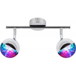 Candellux Party lampa podsufitowa 2x3W LED chrom 92-67760