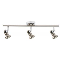 Candellux Arkon lampa podsufitowa 3x50W satyna nikiel/chrom 93-59598