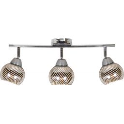 Candellux Fort lampa podsufitowa 3x10W chrom 93-62826