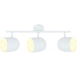 Candellux Azuro lampa podsufitowa 3x40W biała 93-63267