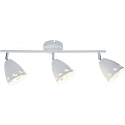 Candellux Coty lampa podsufitowa 3x40W biały mat 93-67142